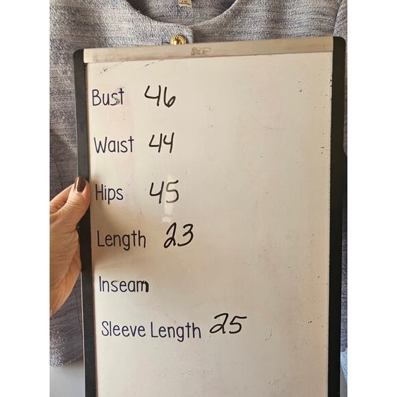 J. CREW sz 16 baby blue Tweed lady jacket new with tags $225 - Picture 9 of 9